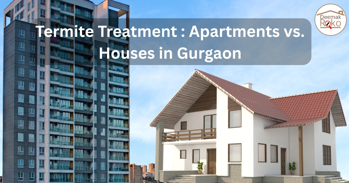 Termite Treatment: Apartment Vs Houses in Gurgaon