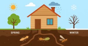 Seasonal Termite Activity: When Your Home is Most at Risk
