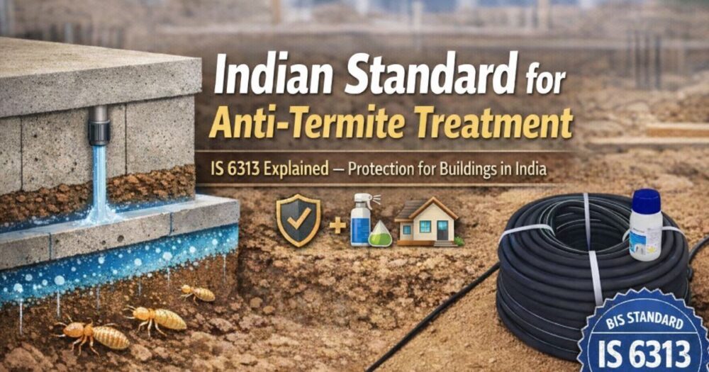 IS 6313 Explained Indian Standard for Anti-Termite Treatment