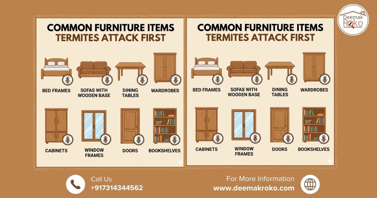Common Furniture Items Termites Attack First